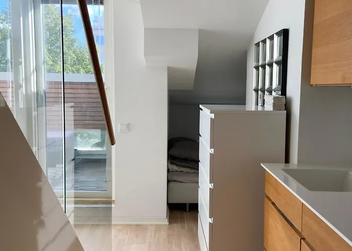 Elegant Penthouse Loft - Center Appartement